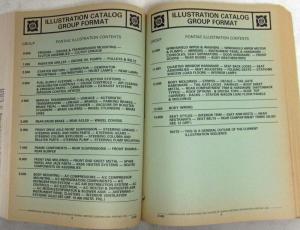 1982-1985 Pontiac J2000 Parts Book and Illustration Catalog