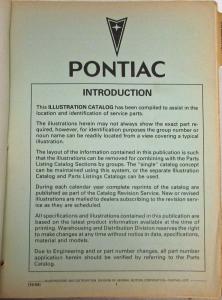 1984-1985 Pontiac Fiero/Fiero SE/Fiero GT Parts and Illustration Catalog