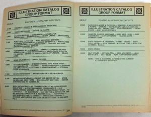 1984-1985 Pontiac Fiero/Fiero SE/Fiero GT Parts and Illustration Catalog