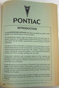 1985-1986 Pontiac Grand Am Parts and Illustration Catalog