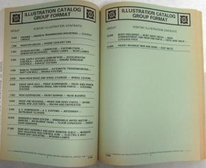 1985-1986 Pontiac Grand Am Parts and Illustration Catalog