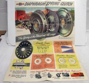 1948 Chevrolet Trucks Dealer Sales Folder Mailer Advance Design Features