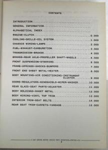 1982-1987 Pontiac J2000 Parts Book and Illustration Catalog