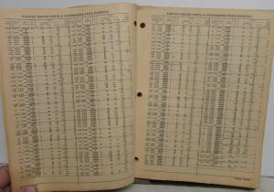 1979 Pontiac Dealer Parts and Accessories Price Schedule Book