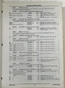 1985-1987 Pontiac Grand Am Parts and Illustration Catalog