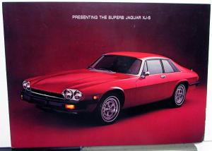 Original 1977 Jaguar Dealer Sales Brochure XJ-S