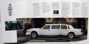 1995 Lincoln Dealer Town Car Funeral Vehicles Sales Brochure Hearse Limo