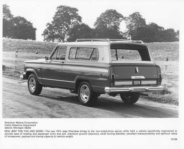 1974 Jeep Cherokee Press Photo 0056