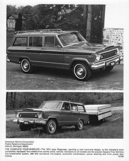1974 Jeep Wagoneer Press Photo 0058
