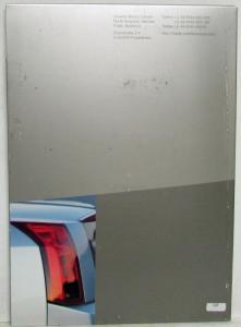 2002 Cadillac CTS Media Information Press Kit
