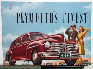 1942 Plymouth Deluxe Prestige Sales Brochure W/ Woody Wagon Coupe Sedan & More