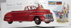 1942 Plymouth Deluxe Prestige Sales Brochure W/ Woody Wagon Coupe Sedan & More
