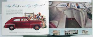 1942 Plymouth Deluxe Prestige Sales Brochure W/ Woody Wagon Coupe Sedan & More