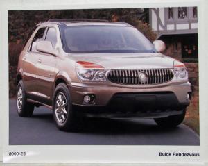 2002 Buick Rendezvous Media Info Press Kit