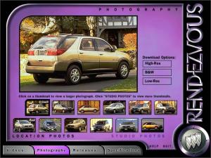 2002 Buick Rendezvous Media Info Press Kit