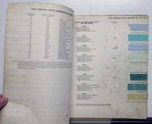 1956 Cadillac Paint Chips By DuPont Color Bulletin No 19 Original