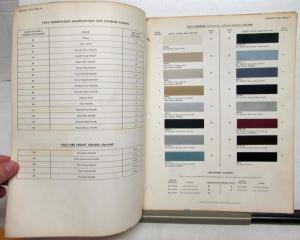 1963 Cadillac Paint Chips By DuPont Color Bulletin Original