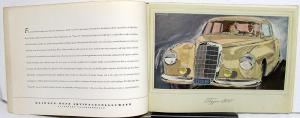 1953 Mercedes-Benz Type 300 Prestige Sales Brochure Sedan Convertible D RARE