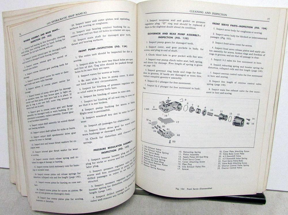thumbnail image 2 of 1955 Pontiac Hydra-Matic Transmission Shop Service Repair Manual – Bishko OEM Guide 2 of 4