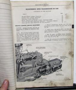 1948-1953 Pontiac Dealer Hydra-Matic Transmission Service Shop Repair Manual