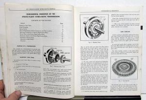 1957 Pontiac Dealer Strato-Flight Hydra-Matic Service Shop Repair Manual