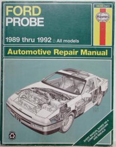 1989-1992 Ford Probe Haynes Automotive Repair Manual