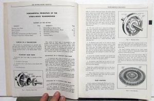1960 Pontiac Dealer Hydra-Matic Transmission Service Shop Repair Manual Orig