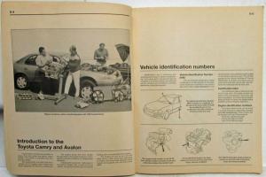 1992-1996 Toyota Camry and Avalon Haynes Automotive Repair Manual