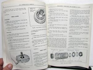 1961 Pontiac Dealer Hydra-Matic Transmission Service Shop Repair Manual Orig