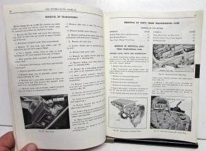 1962 Pontiac Dealer Hydra-Matic Transmission Service Shop Repair Manual Orig