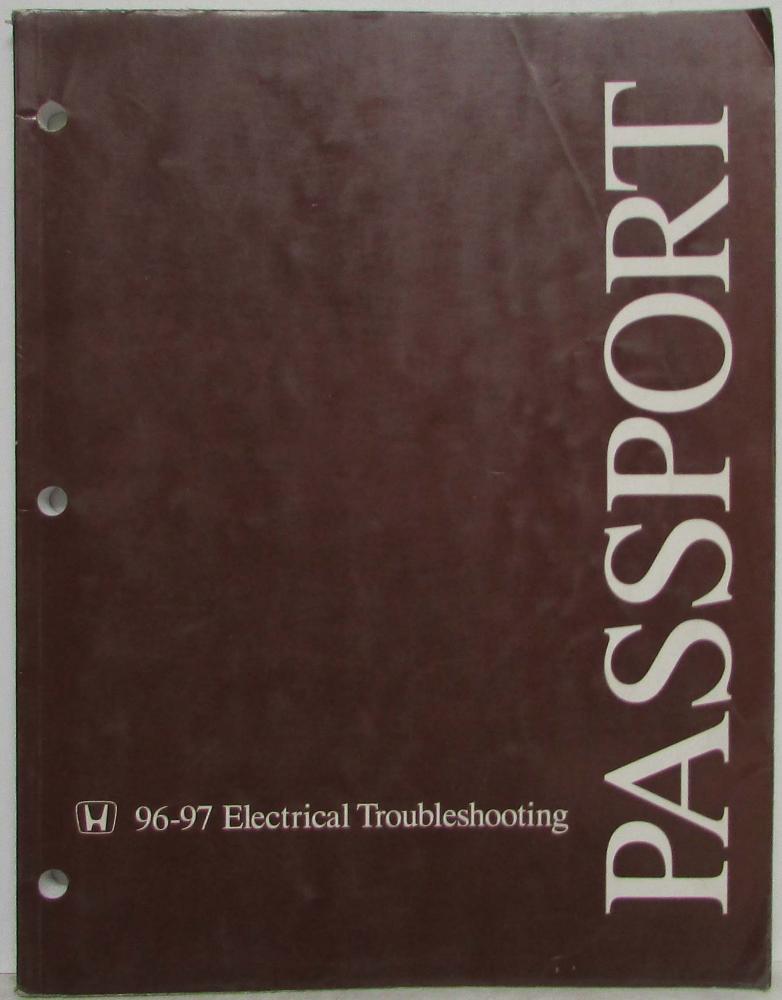 1996 1997 Honda Passport Electrical Troubleshooting Service Manual