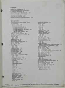 1996 1997 Honda Passport Electrical Troubleshooting Service Manual