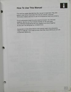 1996 1997 Honda Passport Electrical Troubleshooting Service Manual