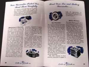 1949 Cadillac Owners Manual Model 60 61 62 75 Fleetwood New Reproduction