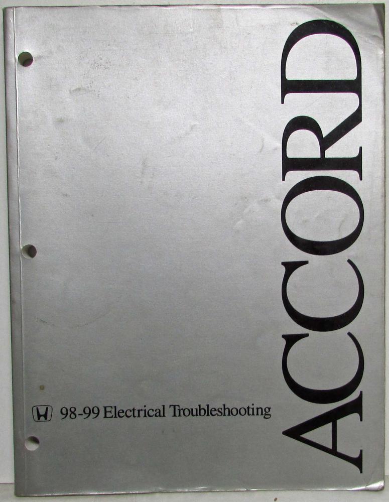 1998 1999 Honda Accord Electrical Troubleshooting Service Manual