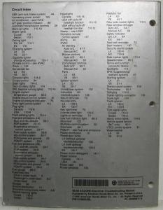 1998 1999 Honda Accord Electrical Troubleshooting Service Manual