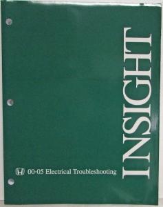 2000-2002 2003 2004 2005 Honda Insight Electrical Troubleshooting Service Manual
