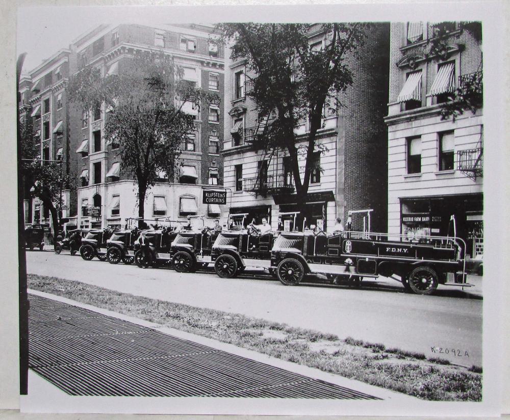 1920 Mack Trucks Press Photo - New York City Fire Department FDNY Enlargement