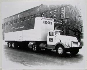 1954 GMC Truck Press Photo - Kroger Grocery Store Transport - Enlargement