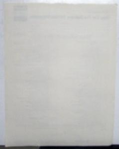 1968 1969 Chrysler Plymouth Dealer New Car Pre-Delivery Inspection Sheet Orig