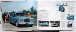 1959 Studebaker Lark 4 Door Hardtop Sedan Wagon Hawk Color Brochure French Text