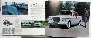 1959 Studebaker Lark 4 Door Hardtop Sedan Wagon Hawk Color Brochure French Text