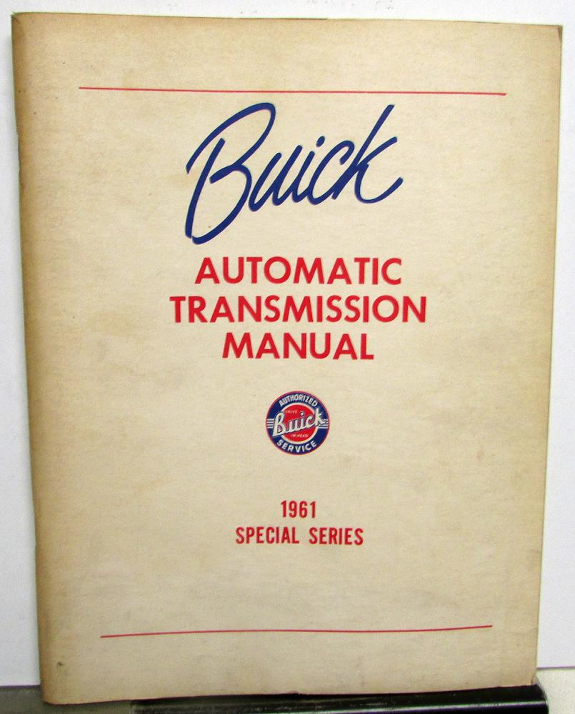 1961 Buick Dealer Automatic Transmission Service Shop Repair Manual Orig