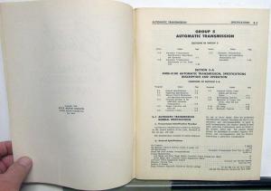 1961 Buick Dealer Automatic Transmission Service Shop Repair Manual Orig