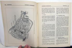 1961 Buick Dealer Automatic Transmission Service Shop Repair Manual Orig