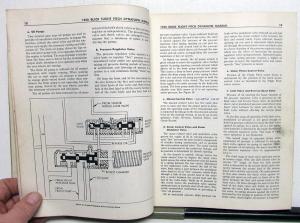 1958 Buick Dealer Flight Pitch Dynaflow Transmission Service Shop Repair Manual