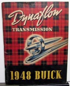 1948 Buick Dealer Dynaflow Transmission Service Shop Repair Manual Orig