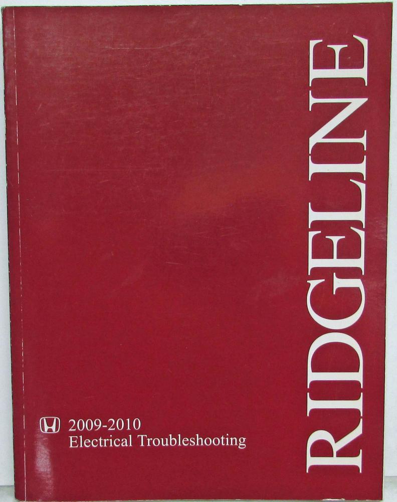 2009 2010 Honda Ridgeline Electrical Troubleshooting Service Manual