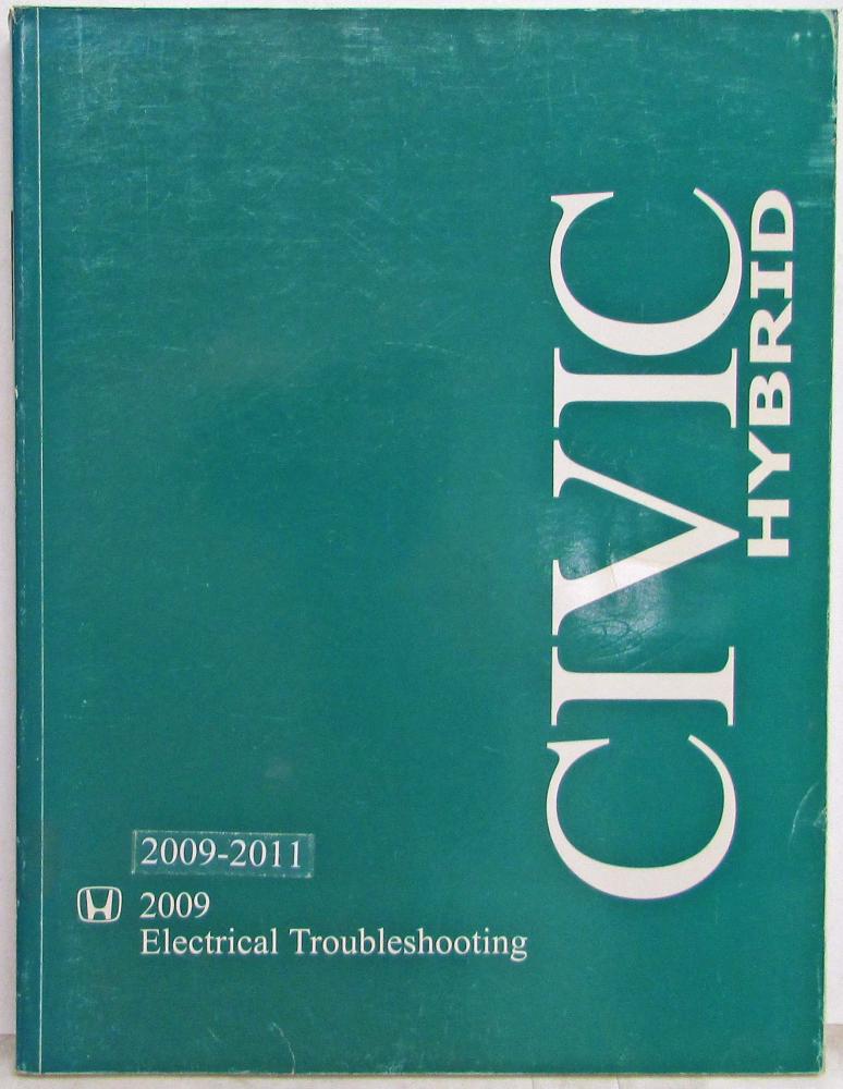 2009 2010 2011 Honda Civic Hybrid Electrical Troubleshooting Service Manual