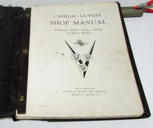 1932-33 Cadillac 355BC 370BC 452BC LaSalle 345BC Shop Service Manual  V8 V12 V16